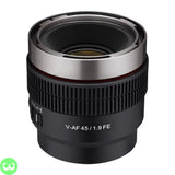 Samyang 45mm T1.9 V-AF Lens Price in Pakistan - W3 Shopping